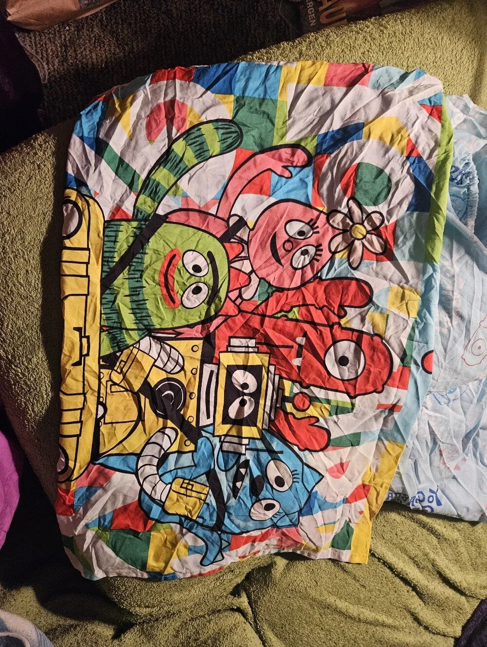 Yo Gabba Gabba! 5pc Toddler Bedding Set Sheets, Pillow Case, Comforter, Blanket